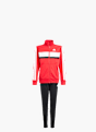 adidas Seasonal Essentials Tiberio 3-Streifen Tricot Kids Trainingsanzug Rot 132211 1