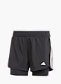 adidas Pacer 3-Streifen Training Woven Shorts Schwarz 132192 1