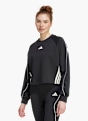 adidas Stadium 3-Streifen Sweatshirt mit Rundhalsausschnitt Schwarz 168793 2