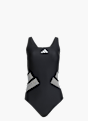 adidas Logo C-Back Badeanzug Schwarz 132000 1