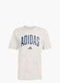 adidas Collegiate Lineage Graphic T-Shirt Beige 132038 1