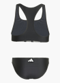 adidas Big Logo Bikini Set mit C-förmigem Rücken für Kinder Schwarz 141452 2