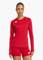 adidas HILO Langärmeliges Volleyballtrikot Rot 142237 2