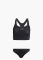 adidas Lanelux Y-Back Bikini Schwarz 132202 1