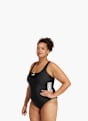 adidas 3-Streifen C-Back Badeanzug  Große Größen Schwarz 132274 2