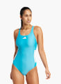 adidas 3-Streifen C-Back Badeanzug Türkis 142604 2