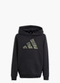 adidas Kapuzenpullover mit Camouflage-Grafik für Kinder Schwarz 132048 1