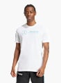 adidas Mercedes - AMG Petronas Formula One Team DNA Graphic T-Shirt Weiß 141249 2
