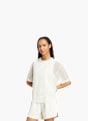adidas Soft Lux Mesh T-Shirt Weiß 132088 2