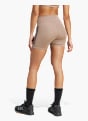 adidas Optimé 3-Streifen 1/4 kurze Leggings Braun 142732 3