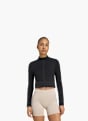 adidas Workout Essentials Strickjacke mit durchgehendem Reißverschluss Schwarz 133835 2