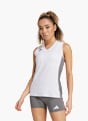 adidas Quickset ärmelloses Volleyballtrikot Weiß 141273 2