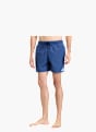 adidas Seersucker Gestreifte Badeshorts 5 Zoll Blau 156306 2