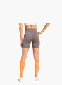 adidas Optime Workout 3-Streifen kurze Leggings Braun 156891 3