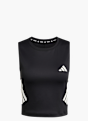adidas adi365 Iconic Running tanktop, Kürzer geschnitten Schwarz 156695 1