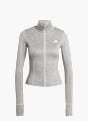 adidas Workout Essentials Heather Jacke mit durchgehendem Reißverschluss Grau 169646 1