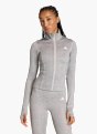 adidas Workout Essentials Heather Jacke mit durchgehendem Reißverschluss Grau 169646 2