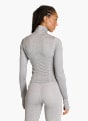 adidas Workout Essentials Heather Jacke mit durchgehendem Reißverschluss Grau 169646 3