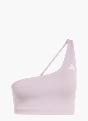 adidas Optime Workout Rib One-Shoulder-BH mit leichtem Halt Flieder 156200 1