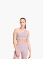 adidas Optime Workout Rib One-Shoulder-BH mit leichtem Halt Flieder 156200 3