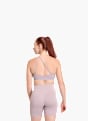 adidas Optime Workout Rib One-Shoulder-BH mit leichtem Halt Flieder 156200 4