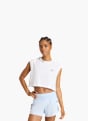 adidas adi365 Running Essentials Crop T-Shirt Weiß 156890 2