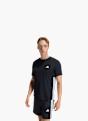 adidas WORKOUT ESSENTIALS BASE 3-STREIFEN T-SHIRT Schwarz 156902 2