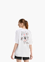 adidas MINI EMBROIDERY OVERSIZED GRAPHIC T-SHIRT Weiß 156929 3