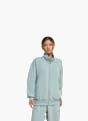 adidas Soft Lux Oberteil, durchgehender Reißverschluss, locker geschnitten Grün 156333 2