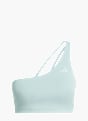 adidas Optime Workout Rib One-Shoulder-BH mit leichtem Halt Grün 156201 1