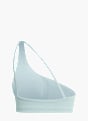 adidas Optime Workout Rib One-Shoulder-BH mit leichtem Halt Grün 156201 2