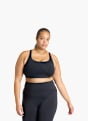 adidas Optime Workout 3-Streifen BH, mittlere Belastung (Große Größe) Schwarz 169689 3