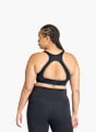 adidas Optime Workout 3-Streifen BH, mittlere Belastung (Große Größe) Schwarz 169689 4