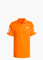 adidas Club Tennis 3-Streifen Poloshirt Orange 156458 1