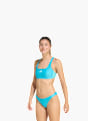 adidas 3-Streifen Bikini V-förmiger Rückenausschnitt Türkis 156431 2