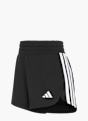 adidas Pacer Workout Shorts mit hohem Bund aus gewebtem Material Schwarz 156787 1