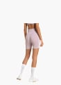 adidas Optime Workout 3-Streifen kurze Leggings Lila 156894 3