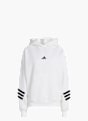 adidas Future Icons 3-Streifen Hoodie Weiß 156433 1