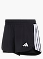 adidas Pacer Workout Woven 2in1 Shorts Schwarz 156945 1