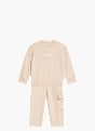 adidas Essentials Kids Jogginganzug Beige 156401 1