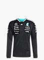 adidas MERCEDES - AMG PETRONAS FORMULA 1 TEAM AUTHENTIC LANGÄRMELIGES FAHRERTRIKOT Schwarz 157358 1