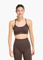 adidas Workout Essentials leicht stützender Strick-BH Braun 169457 3