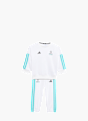adidas MERCEDES-AMG PETRONAS FORMULA 1 TEAM DNA KIDS JOGGINGANZUG, LANGÄRMLIG Weiß 157371 1