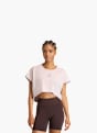 adidas Power Workout Boxy 3-Streifen Tanktop, kürzer geschnitten Lila 157388 1