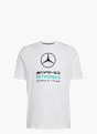adidas Mercedes-AMG PETRONAS FORMULA 1 TEAM DNA GRAFIK T-SHIRT Weiß 157291 1