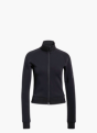 adidas Soft Lux Trainingsjacke, schmal geschnitten Schwarz 156073 1