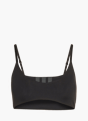 adidas All Me Sport-BH, leichter Halt, gerippt Schwarz 169664 1