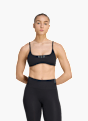 adidas All Me Sport-BH, leichter Halt, gerippt Schwarz 169664 3
