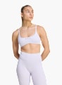 adidas All Me Sport-BH, leichter Halt, gerippt Flieder 169665 3