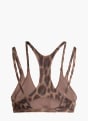adidas Optime Leopard Träger-BH mit leichtem Halt Braun 157379 2